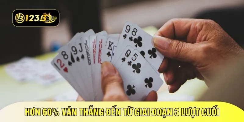 Hơn 60% ván thắng đến từ giai đoạn 3 lượt cuối