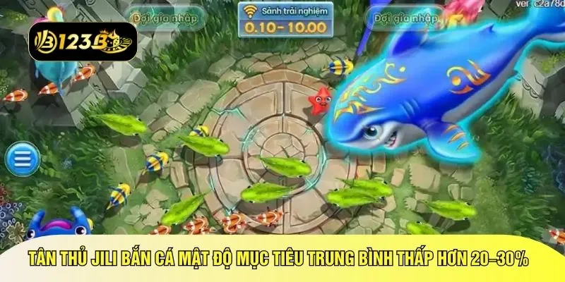 Tân thủ Jili bắn cá mật độ mục tiêu trung bình thấp hơn 20–30%